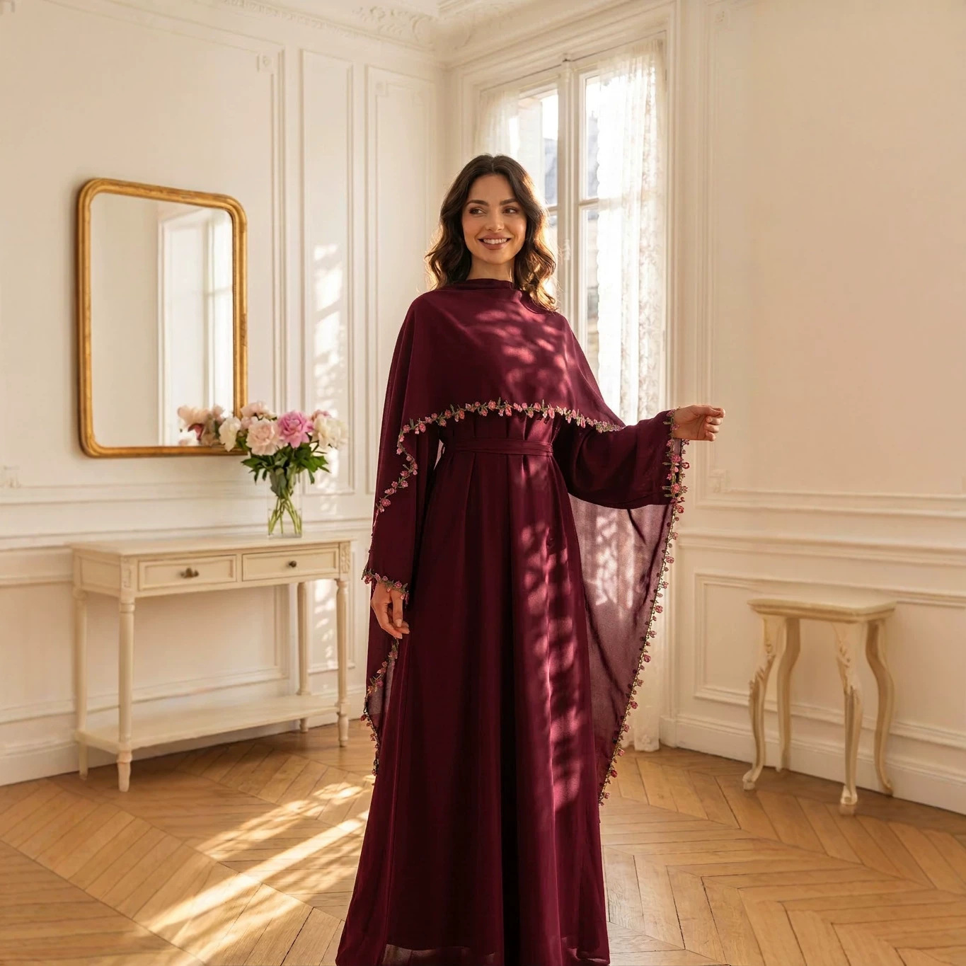 Embroidery Kebaya - Elegante geborduurde abaya's, hijab jurken, moslim