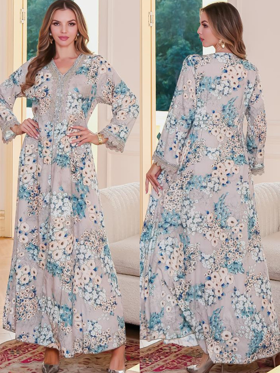 Moslimvrouwen Dubai Abaya luxe - Embroidery Kebaya recensie en prijs