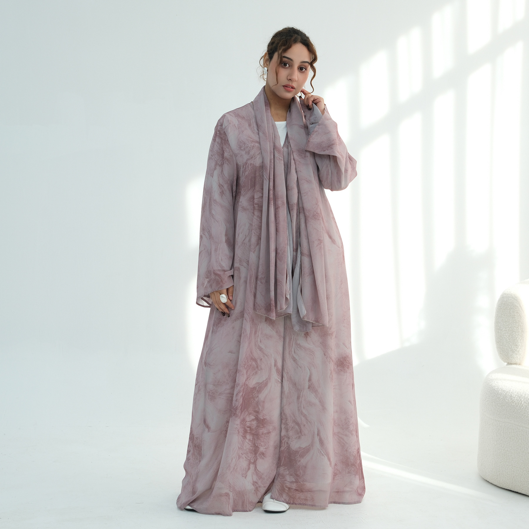 Groothandel chiffon open abaya - Embroidery Online recensie en prijs