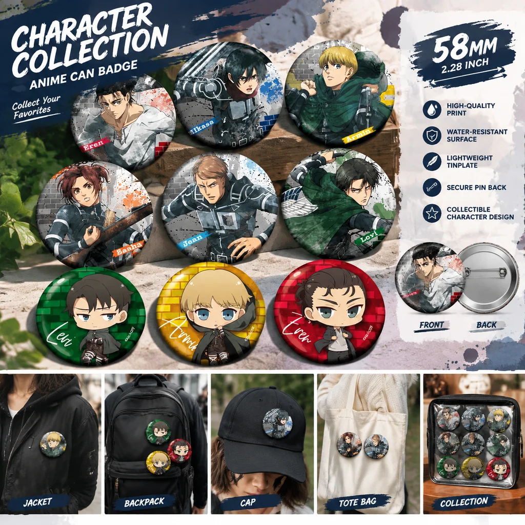 Attack on Titan Anime Merch Ba - Embroidery Reddit recensie en prijs