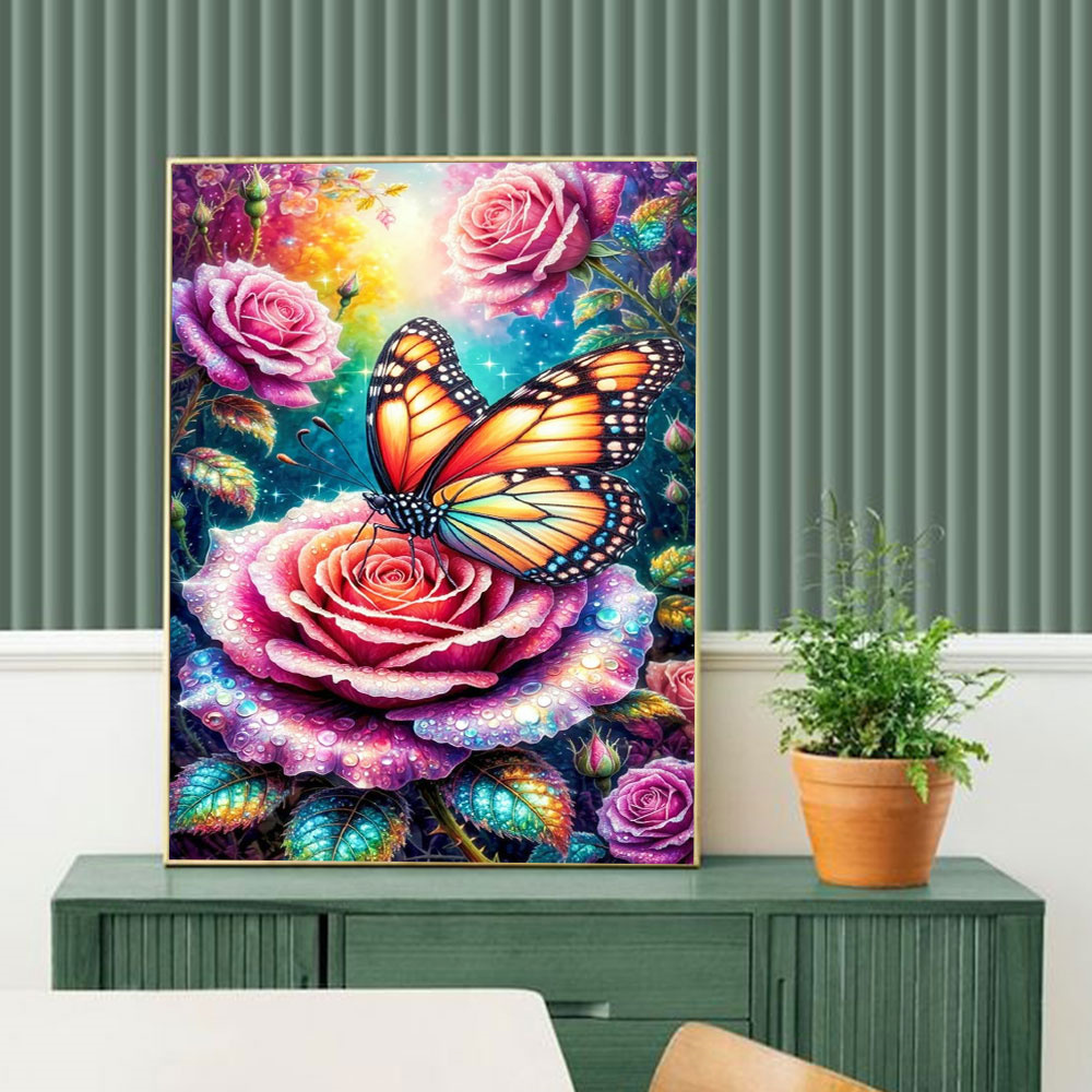 Vlinder Diamant Mozaïek 5D DIY - Embroidery Rose recensie en prijs
